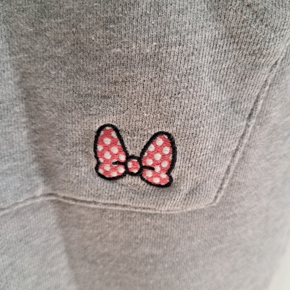 Uniqlo x Disney Minnie Mouse Sweatshirt Dress Women's Medium Hoodie Grey Tunic - Picture 5 of 12